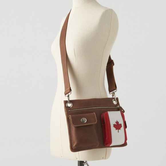 NWOT Roots Village Bag Tribe Canada Collection - Picture 2 of 12